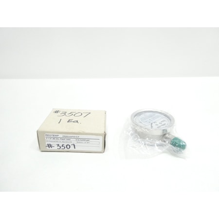 Reotemp REOTEMP PR25S1A4P33-G-P SS 2-1/2IN 1/4IN 0-4000PSI NPT PRESSURE GAUGE PR25S1A4P33-G-P